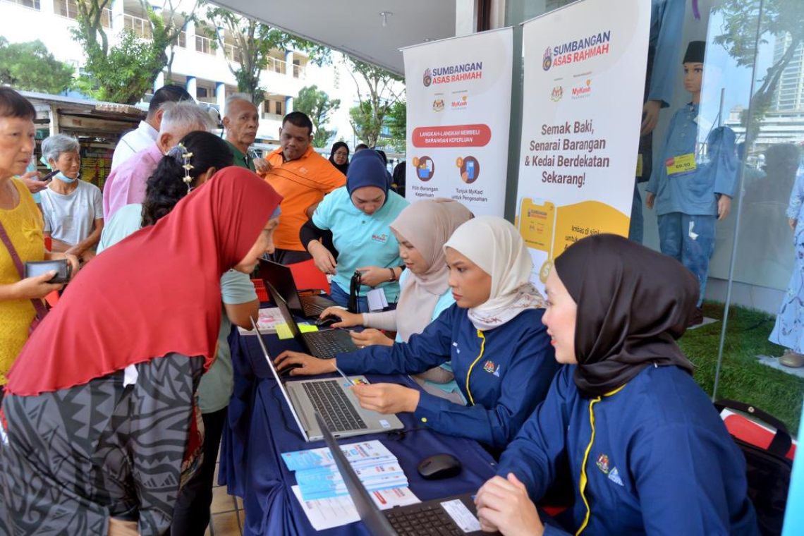 Program SARA MOF Bersama Penerima SARA Di Mydin Georgetown, Pulau Pinang